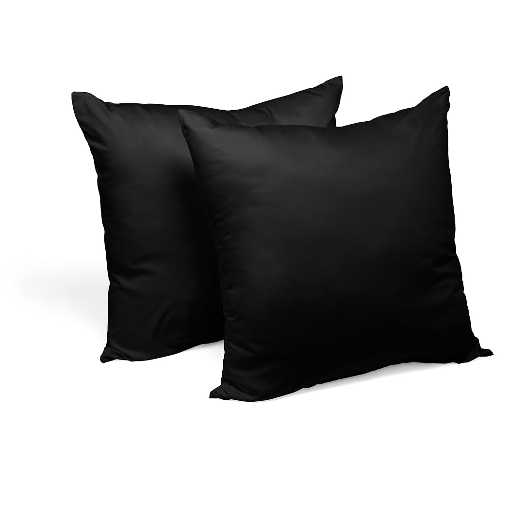 Lot De 2 Taies D'oreiller Coton Antibactérien DODO – Anthracite, 57 Fils/cm², Lavable à 60°C